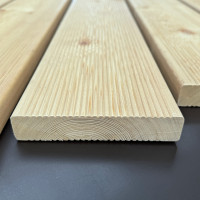 Terasa modřín sibiřský 27 x 143 x 3 950 mm AB vroubkovaná (ks)